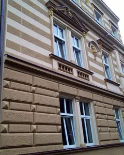 Renovace historické fasády v Opavě